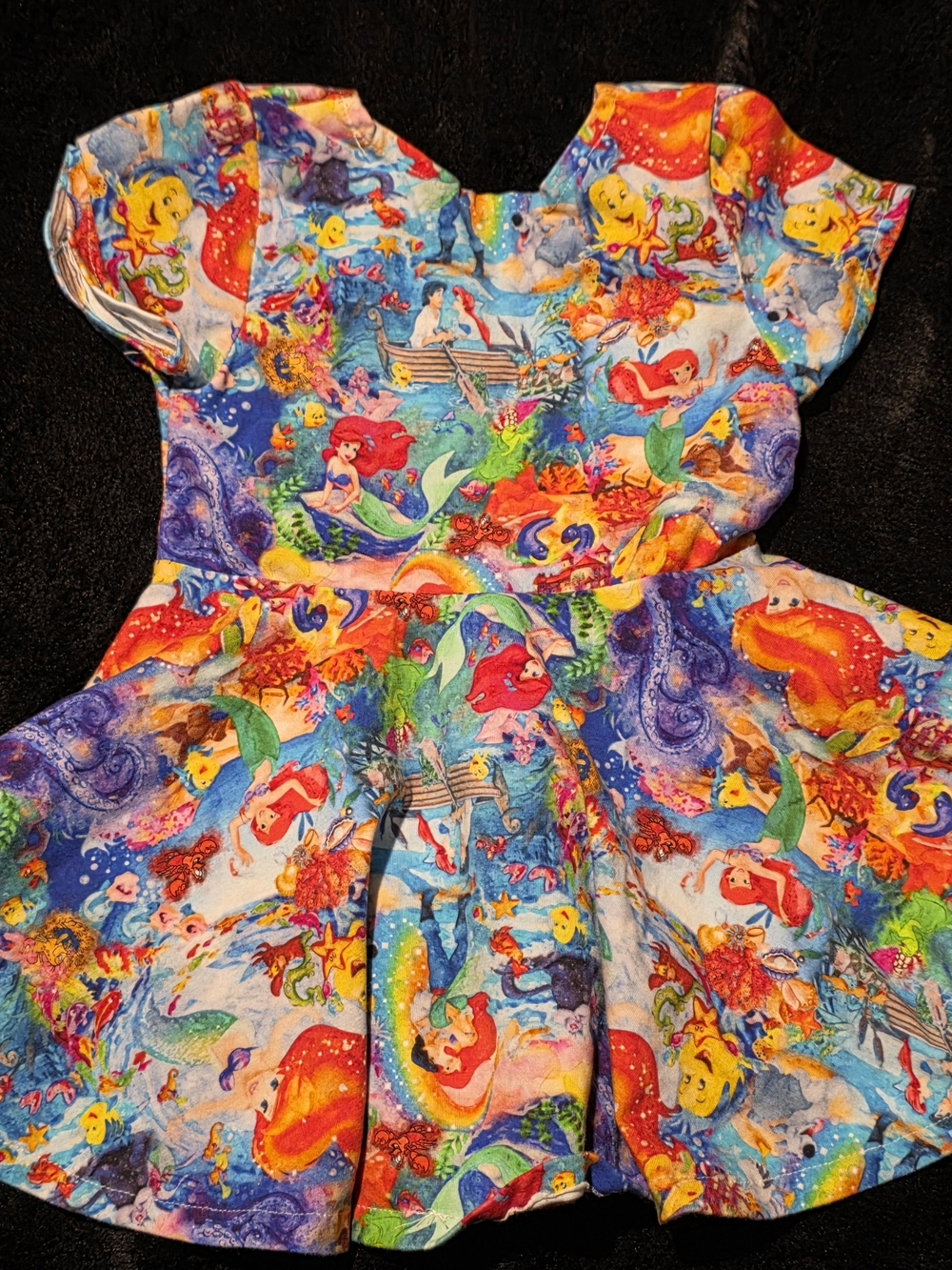 Urban Comfort Apparel The Little Mermaid Peplum Top